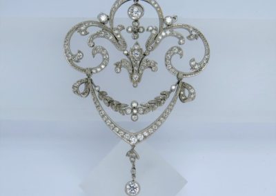 Platinum and Diamond pendant