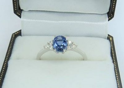 Sapphire and Diamond ring